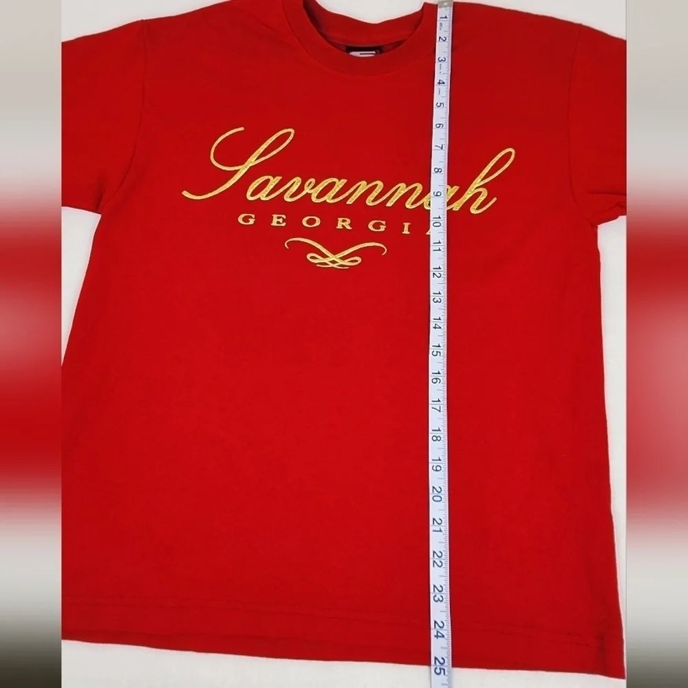 Savannah Georgia Made In USA Cotton Tee. Size Medium.